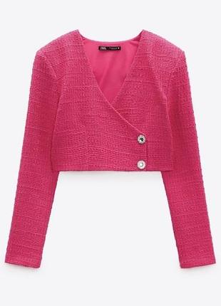 Жакет zara фуксія