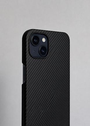 Преміум чохол для iphone 13|carbon fiber з підтримкою magsafe