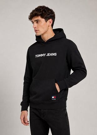 Чоловіче худі tommy jeans, розмір s чорне однотонне (1787920220955-15)