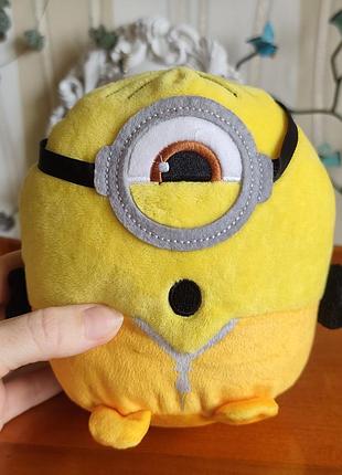 М'яка іграшка-подушка посіпака стюарт / minion stuart (illumination / universal studios, оригінал)