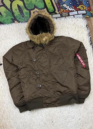 Оригинальная мужская куртка бомбер альфа alpha industries n-2b