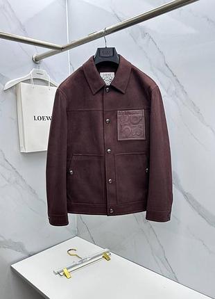 Чоловіча куртка сорочка з бавовни loewe