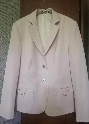 Жакет женский бежевый, р. xl