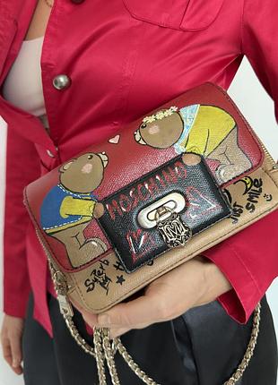 Сумка moschino з ручним розписом