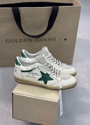 Шкіряні кеди golden goose ballstar голден гус