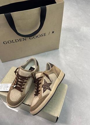 Кожаные кеды golden goose ballstar