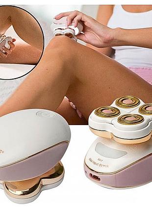 Жіночий акумуляторний епілятор flawless legs для ніг, бездротова жіноча електробритва депілятор 18 карат