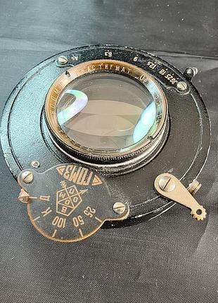 Редкий объектив ортагоз 1:4,5 f=13,5см гомз — ранний серийный No 11-0019 (фотокор)