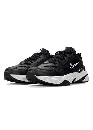 Nike m2k tekno m black white 4