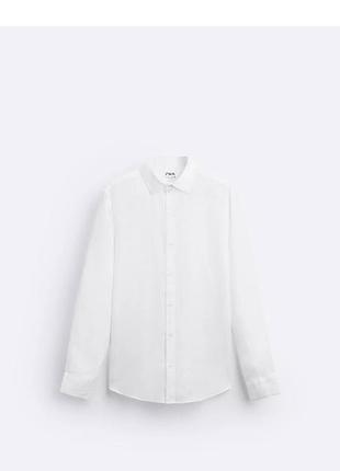Лляна сорочка zara