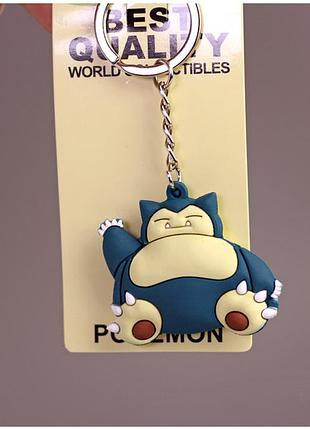 Брелок на ключи pokemon snorlax anime bear брелоки покемон снорлакс аниме мишка пикачу pikachu