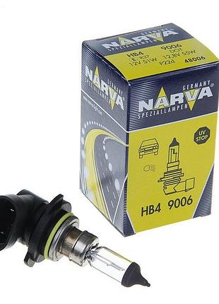 Лампа 12v hb4 51w standart "narva" (1шт) (48006) (10шт/уп)