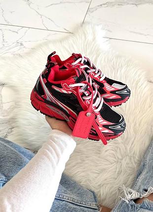 Кросівки off-white be right back blood red   арт 16027