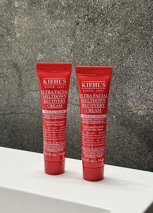 Крем для сухої та чутливої шкіри kiehl’s ultra facial medicated recovery cream 14 мл