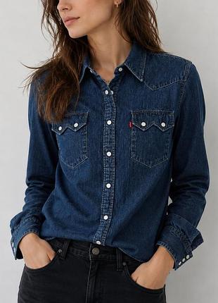 Джинсова сорочка levi’s slim fit