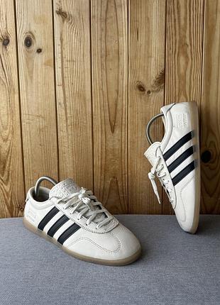 Шкіряні чоловічі кежуальні кросівки кеди взуття adidas gazelle