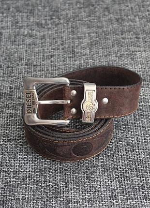 Ремень кожаный винтаж diesel оригинал w36-42