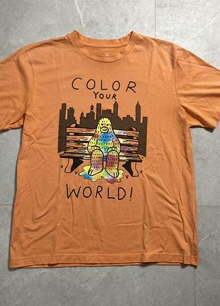Футболка gap x frank ape new york sines art t-shirt medium