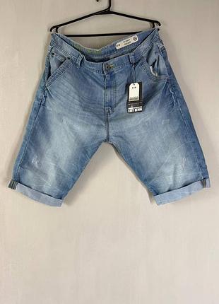 Нові чоловічі джинсові шорти easy (matalan) w38 (xxl/3xl)