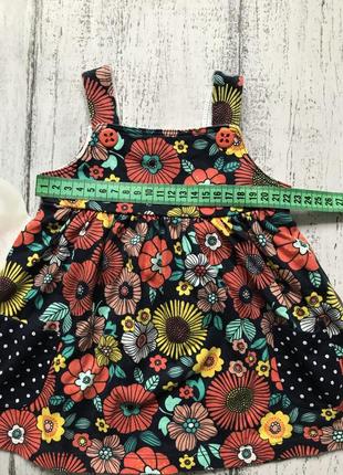 Крутое платье сарафан туника nutmeg 0-6мес3 фото