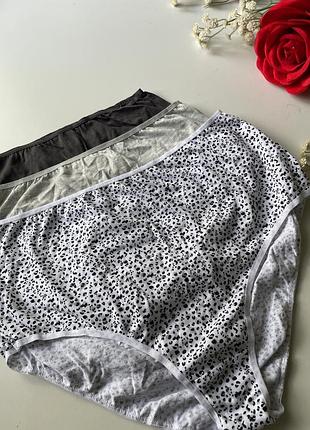 3 шт комплект трусиків сліпи максі primark