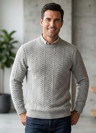 Jack jones якісний чоловічий светр (l) теплий