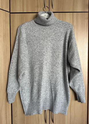 Светр сірий h&m 3
