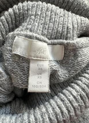 Светр сірий h&m 6