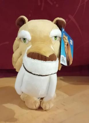М'яка іграшка шаблезубий тигр дієго «льодовиковий період» (ice age)
