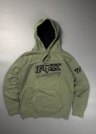 Худі fox racing company vintage y2k motocross