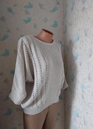 Стильный джемпер 50% cotton 7