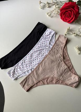 3 шт набір трусиків primark