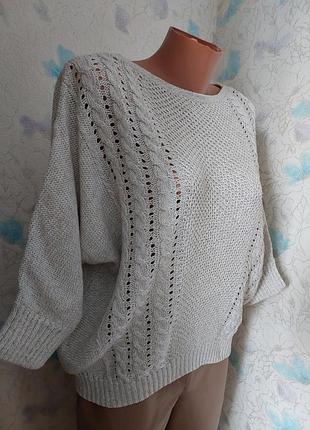 Стильный джемпер 50% cotton 9