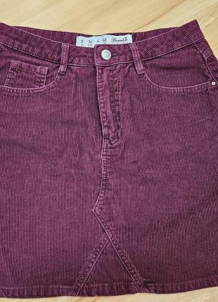 Вельветова спідниця denim&co