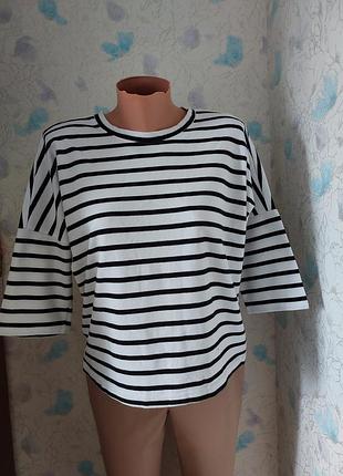 Стильная укороченная блузка 100% cotton