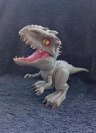 Інтерактивний динозавр индоминус рекс світ юрського періоду jurassic world indominus rex mattel
