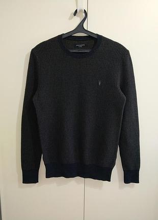 Джемпер allsaints синяя кофта g-star raw diesel lacoste ralph lauren gant