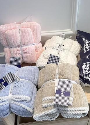 Рушники для ванної набір chanel