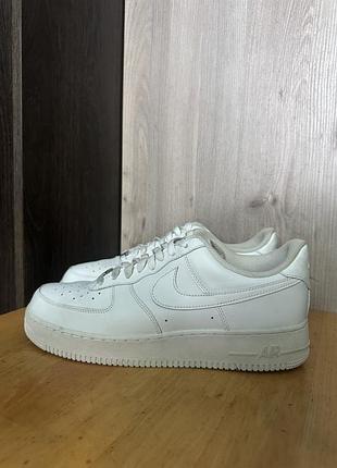 Nike air force cw 2288-111 - кожаные кроссовки