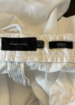 Massimo dutti чиносы белые 5