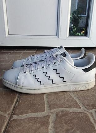 Женские оригинальные кроссовки adidas stan smith zig zag.