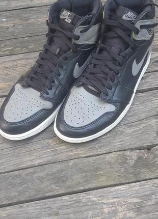 Кроссовки air jordan 1 retro high og "shadow" (2018) / 9.5 us