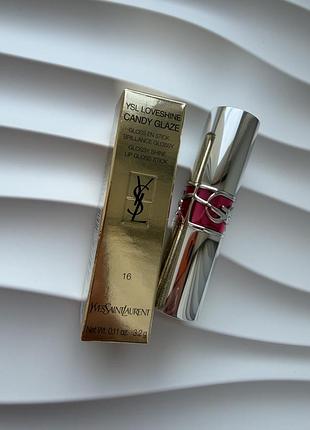 Ysl loveshine candy glaze 16 watermelon high блиск-бальзам для губ