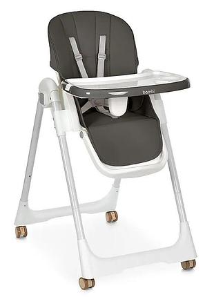 Стульчик для кормления m 5673 gray, до 30 кг, серый