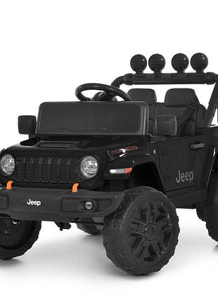 Дитячий електромобіль джип m 6312eblr-2(24v) до 30 кг, чорний