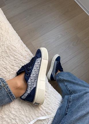 Женские кроссовки d*o* b33 blue арт 17009