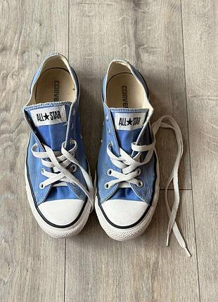 Кеди унісекс converse all star сині, розмір 41