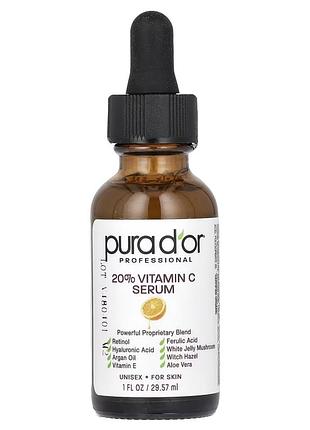 Сыворотка с витамином c pura d'or vitamin c serum 20%