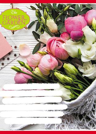 Тетрадь ученическая "the flower garden" 024-590552k-2 в клетку, 24 листа