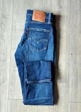 Джинси чоловічі levi's 511 slim сині w30 l32